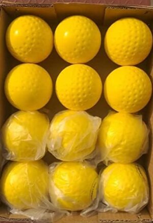 Dimple Cricket Bowling Machine Balls 140-145 Grams twelve balls